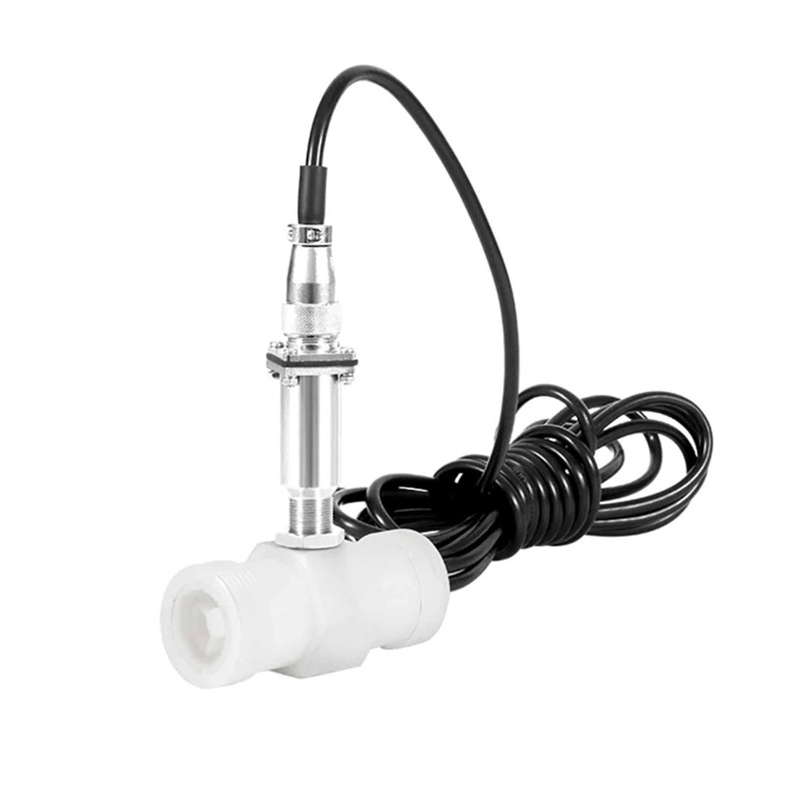 MXXDMOPD Turbine Flow Meter Pulse Signal for Acid Alkali Liquid Water Sensor Flowmeter(DN15)