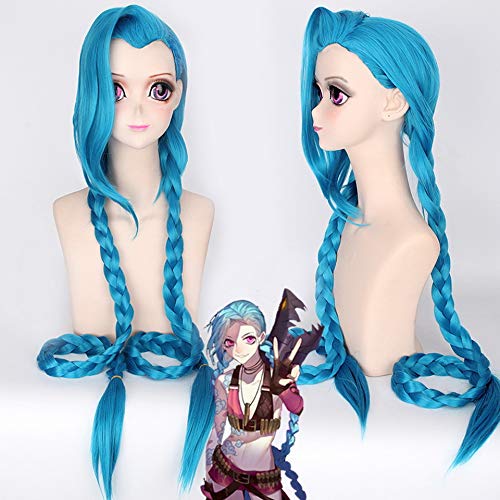 Costume Jinx Completo Arcane Jinx Completo - Con Parrucca E Tatuaggi Costume Cosplay - 3