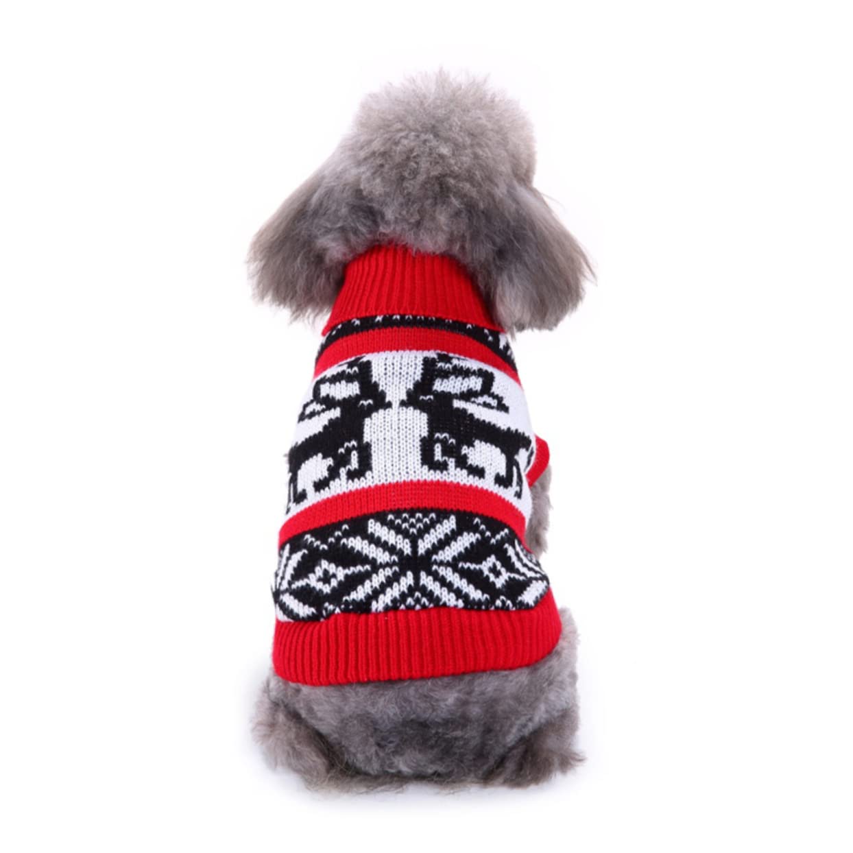 SUPVOX 3 Pezzi Maglione A Collo Alto per Animali Domestici Vestiti per Cuccioli di Natale Maglione per Animali Domestici Maglione Lavorato A Maglia per Animali Domestici Abbigliamento