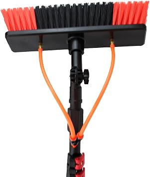 Window Cleaner Kit,Water Fed Pole Kit,Telescopic Window Cleaning Tools,Window Cleaning Brush Equipment,Water/Hose Fed Pole,Cleaning Photovoltaic and Solar Panels,6M/20FT