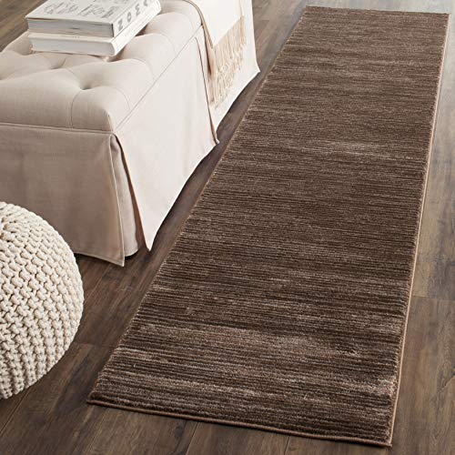 Safavieh Vision Collection VSN606E Modern Contemporary Ombre Tonal Chic Runner, 2' 2" x 8', Brown
