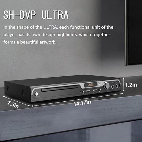 Dvd Player, Dvd Player For Tv With Usb/Mic Jack, All Region Free Dvd Cd Player With Hdmi&Rca Cable, Remote, Dvd Players With Pal/Ntsc #TOP5