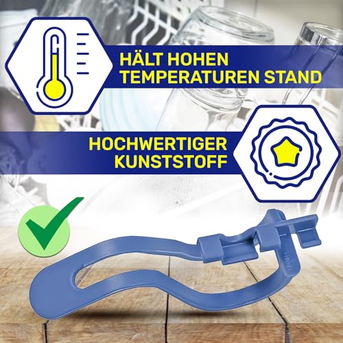 3 Stück Halterung für Kleinteile für Geschirrspüler mit dem Originalcode 00423712 423712 für Bosch für Siemens - MADE IN GERMANY - MONTERAL