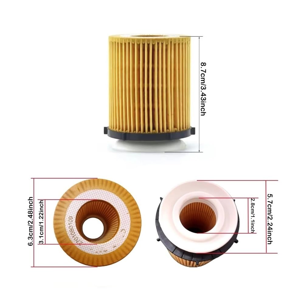Para W176 Para W246 Para W205 Para W213 Para A180 Para B200 Para C200 Para E300 Para CLA Para GLA 1 Filtro Aceite Motor Coche Filtros De Motor