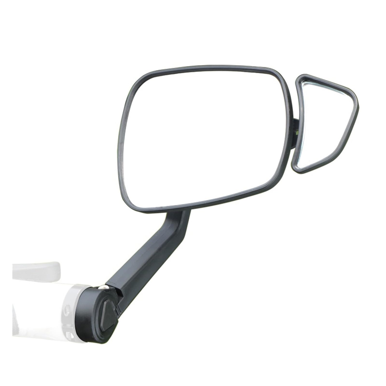 for Bicicletta, Specchietto Retrovisore con Tappo Terminale Barra | Riflettore lente ausiliaria sinistra destra for avviso di tacca di sicurezza for scooter elettrico for bici(Bar End 1 Pair)