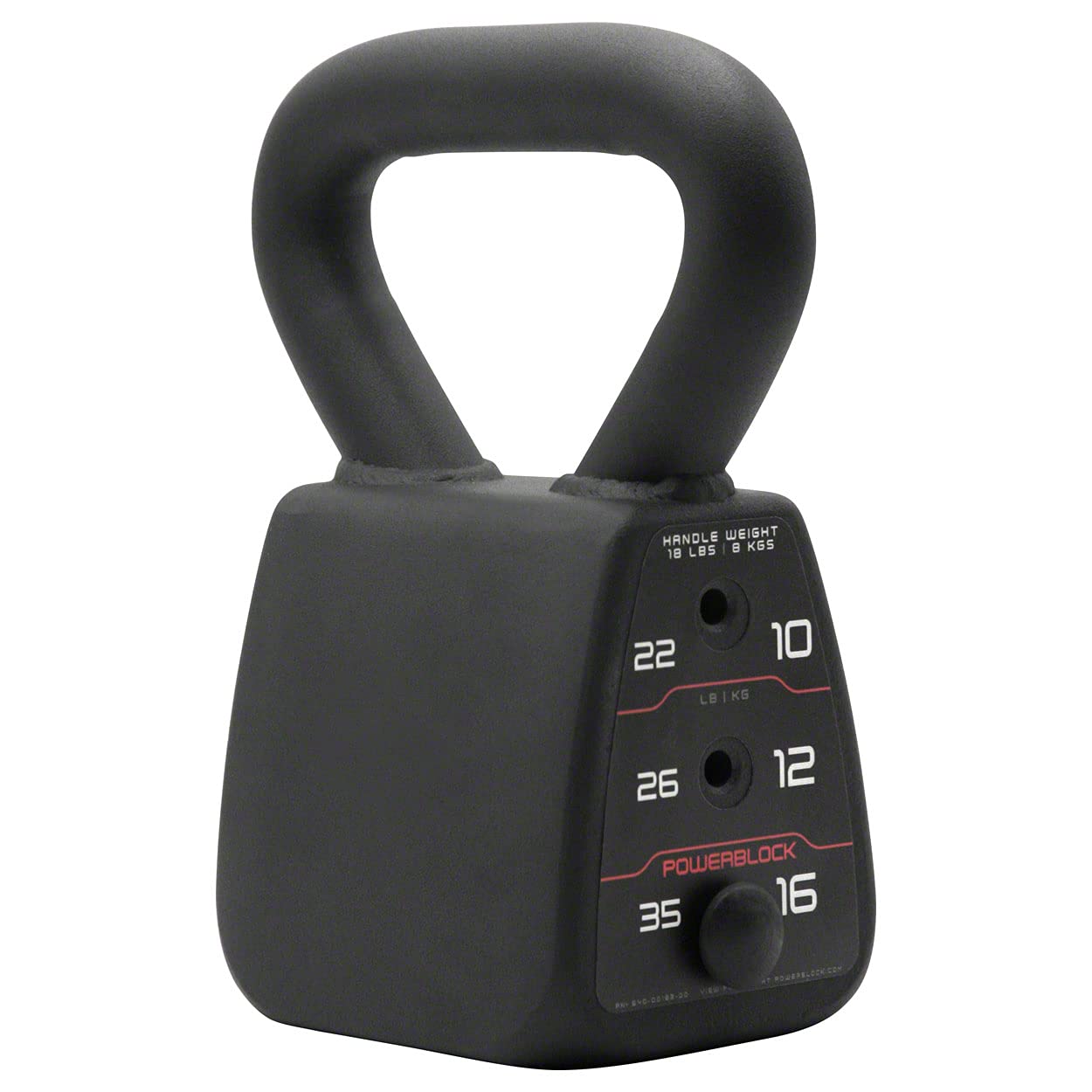 Amazon | Power Block Unisex Powerblock Adjustable Kettlebel, Black