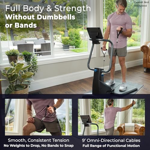 Image of Teeter FitForm Home Gym Strength Trainer - Low-Impact Total Body Cable Resistance - TeeterMove Personal Training App