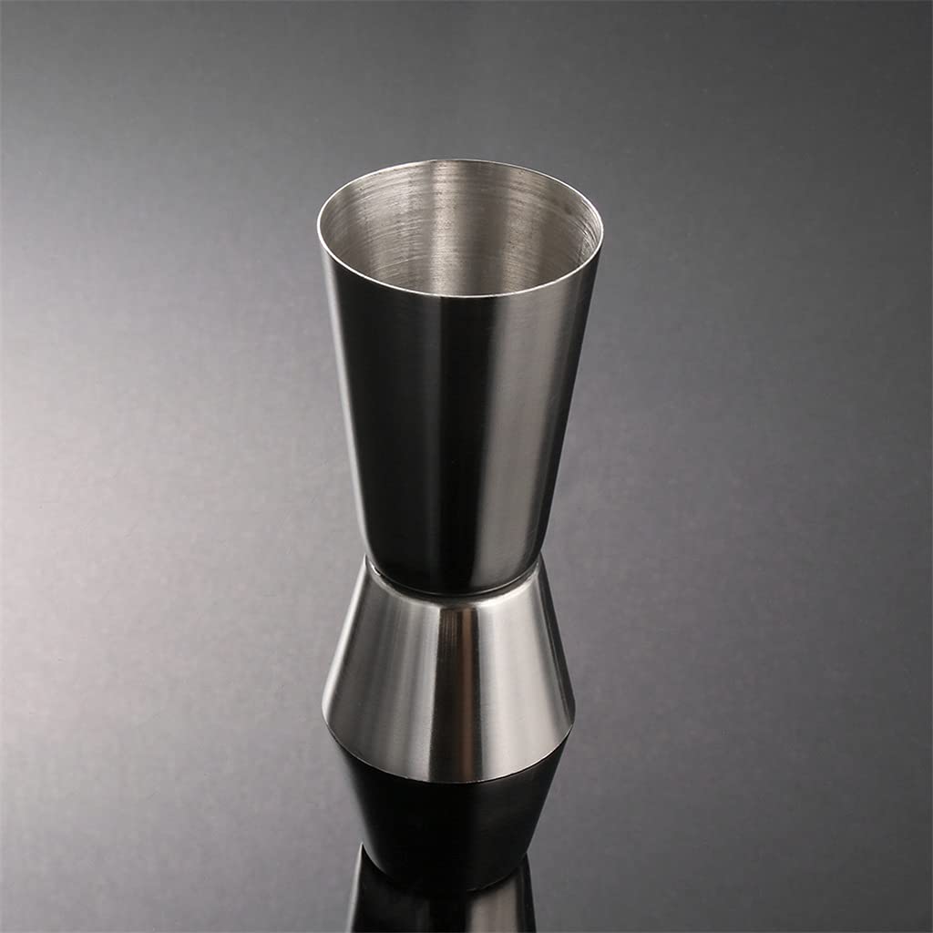 Shaker à Cocktail en Acier Inoxydable 15/30 ML ou 25/50 ML, Tasse à mesurer, doseur de Boisson, Gadget de Cuisine (25 et 50 ML) (Une Couleur 15 et 30 ML)