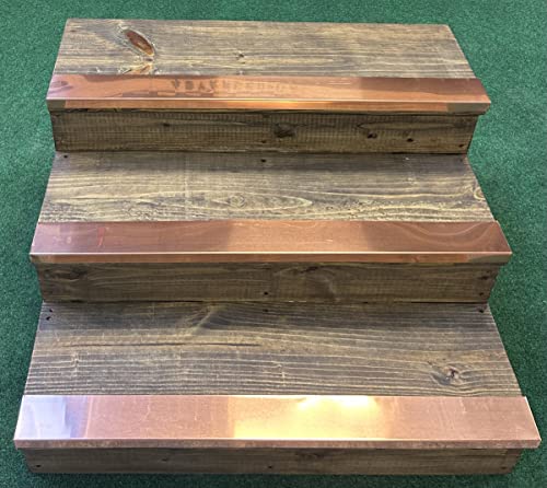Eagle 1 Stair And Window Sill Nosing/Ledge Guard Protectors (1" X 3" 2 Pcs Per Order) Aluminum Tread Plate, Copper, Stainless Steel Stair/Window Edging (Copper, 30") #TOP3