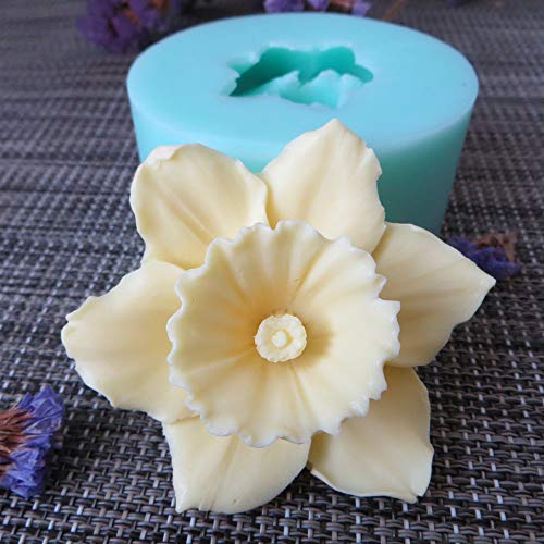 PRZY HC0089 Silicagel 3D molds flowers silicone soap mold flower candle aroma mould soap making moulds resin clay molds