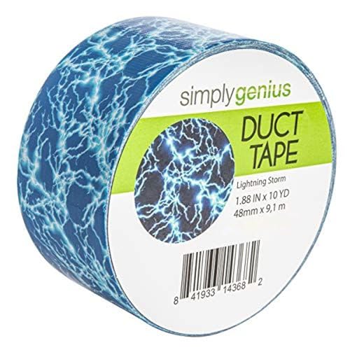 Simply Genius 1 Pack Lightning Storm Duct Tape for Scrapbook
