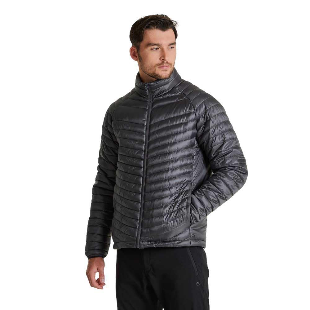 Craghoppers Unisex Expert Expolite Thermal Jacket Baffled, Quilted, Carbon Grey, XS