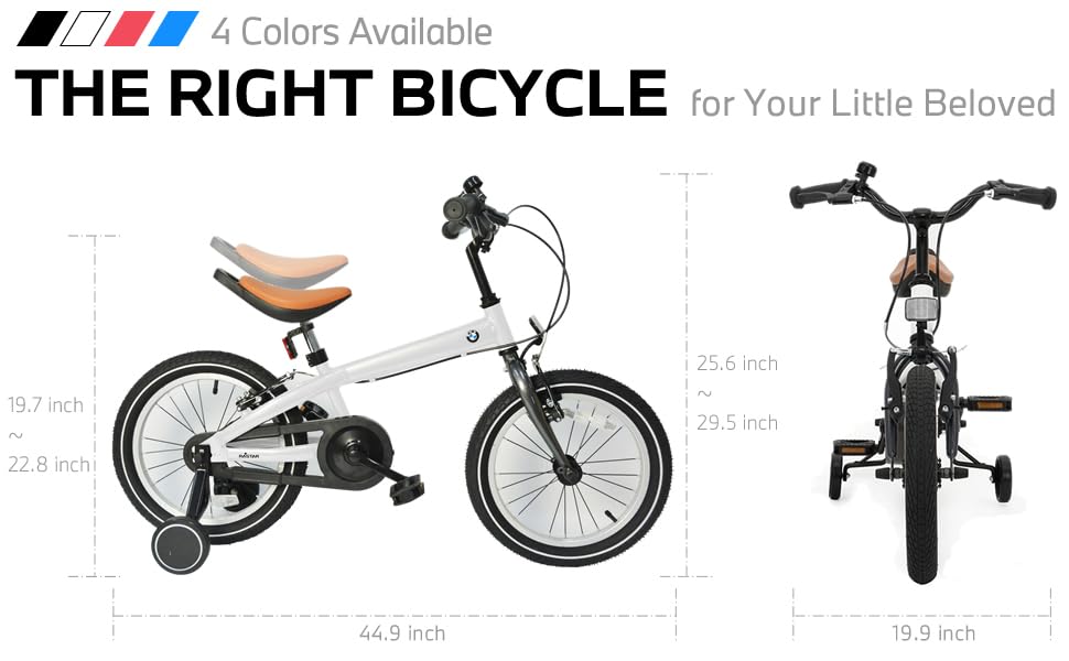 Amazon.com : RASTAR BMW 16 Inches Kids' Bike with Training Wheels