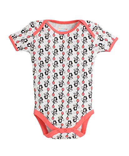 Image of BUMZEE Half Sleeves Unisex Baby Bodysuit /Onesies /Rompers Pack of 3