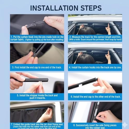 Rideaux pare-soleil voiture pour VW Caddy Maxi 2020 store occultant