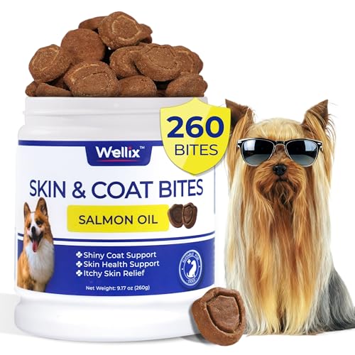 Wellix Dog Skin and Coat Supplement