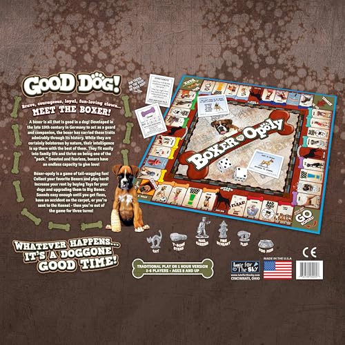 Late for The Sky Boxer-Opoly juego de mesa miniatura 5