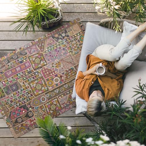 Tapis d'extérieur PVC imperméable pour protéger et décorer un balcon - 3