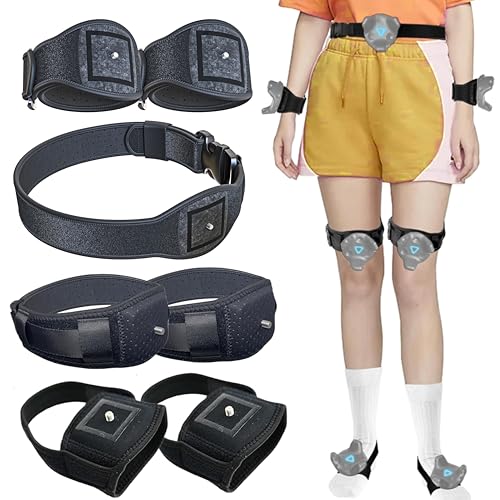 Skywin Bracelet de suivi Vive pour HTC Vive, 3.0, 2.0 et Ultimate Trackers (1 ceinture, 2 mains, 2 pieds et 2 jambes), suivi complet sécurisé et confortable (traqueurs non inclus) – vue 8