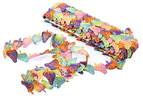 Raylinedo 15 Yards Colorful Strawberry Fabric Embroidery Polyester Diy Lace Applique Sewing Craft Lace Edge Trim Ribbon Edging Trimmings For Wedding Dresses Embellishment Diy Party Decor Clothes #TOP2