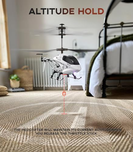 Image of SYMA Remote Helicopter,RC Helicopter Toys for Boys with 16Mins Flight(2 Batteries),Altitude Hold,One Key Take Off /Landing,3.5 Channel,Gyro Stabilizer,RC Airplane Toys for 8-12 Boy Girl
