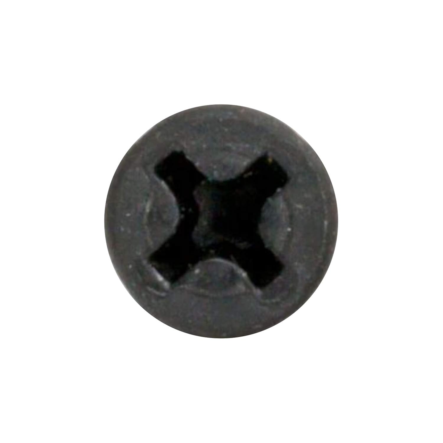 1000 Pack Rok Hardware #6 x 1/2" Coarse Thread Phillips Flat Head Wood Screws in Black, Excellent in Particle Board, MDF, Plastic Composites, S6X12FPCBP
