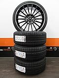 4 Aluminiumfelgen 4 Winterräder 19 Zoll passend für A W176 C W20W205 CLA A E 207 KESKIN KT15 CONTINENTAL NEU