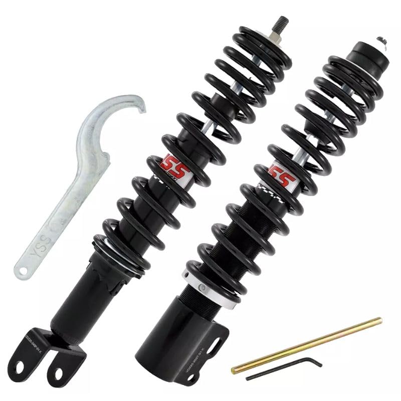 KIT AMMORTIZZATORI YSS REGOLABILI ANTERIORE POSTERIORE adatto per VESPA PX 125 150 200 PE