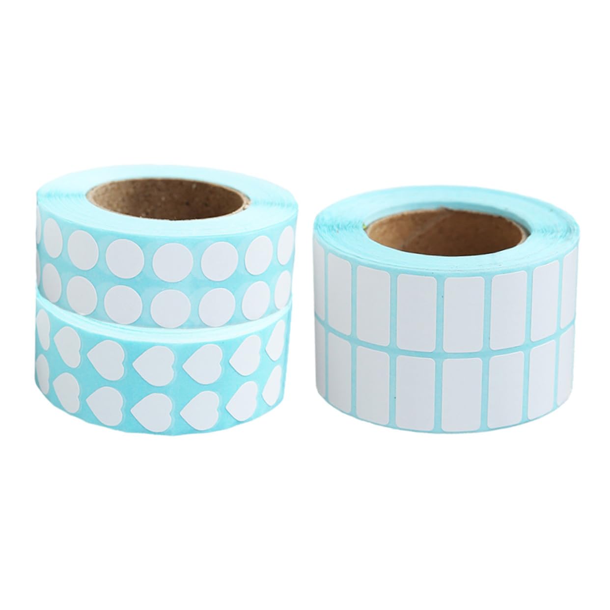 DOITOOL 5 Set Etichette Adesive Vuote Autoadesive Per Etichettatura E Classificazione Con Etichette Rotonda E Per E Eventi 3 * 5