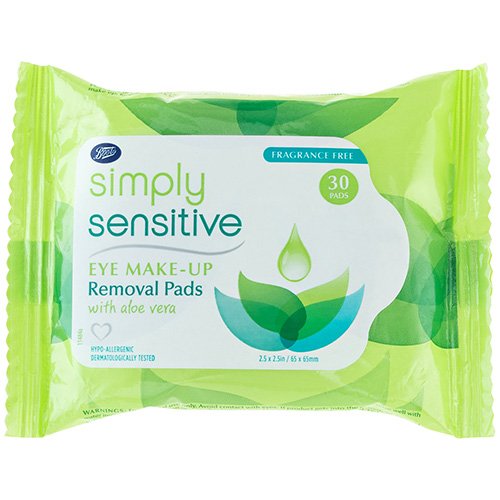 Simply Sensitive Eye Make-Up Removal Pads