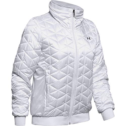 Photo 1 of Under Armour Women's ColdGear Reactor Performance Jacket Onyx White (112)/Black X-Small