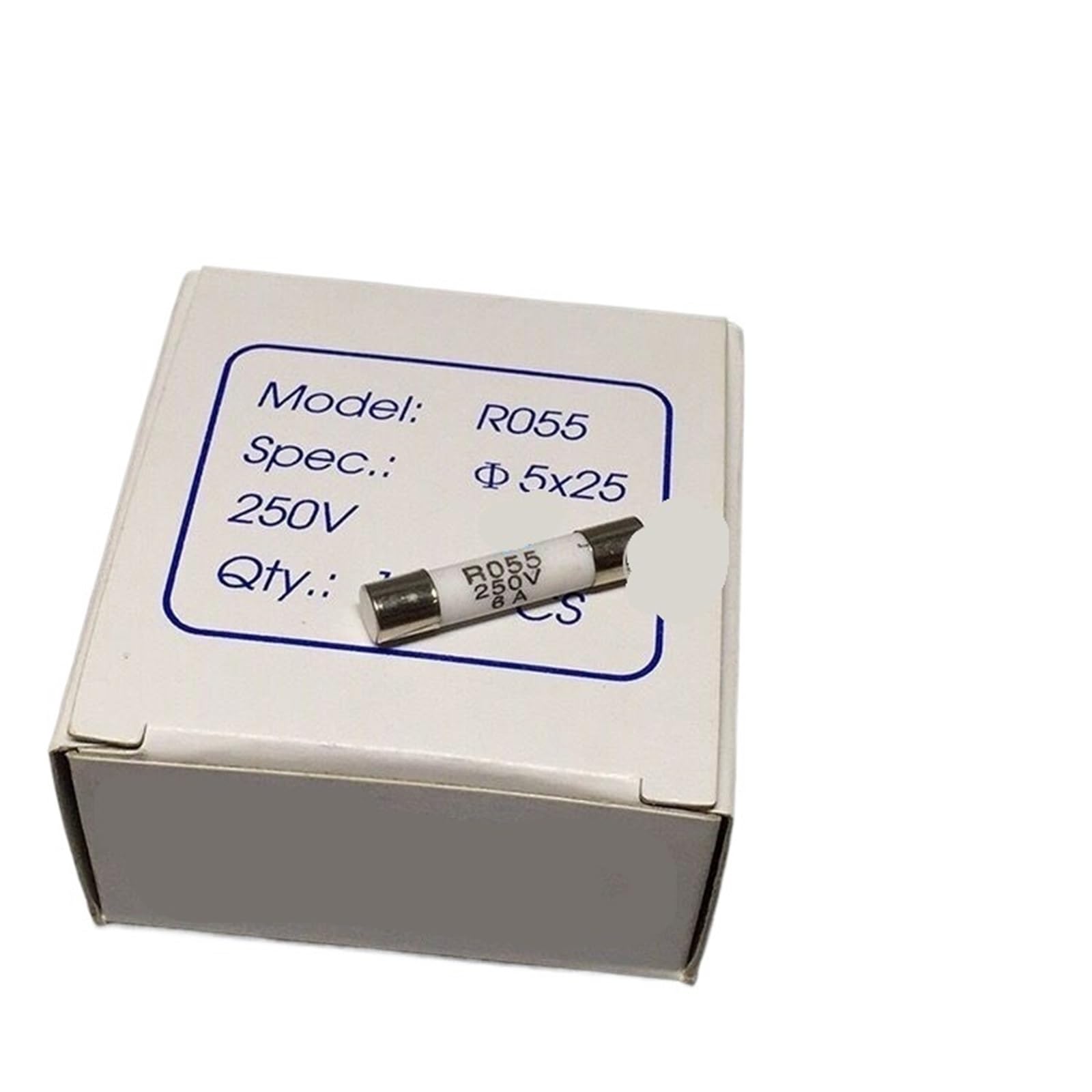 Tube d'assurance céramique R055 5x25mm robuste pour l'électronique