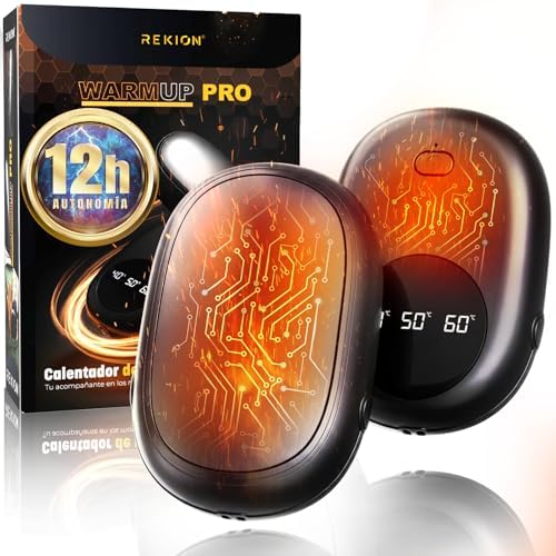 REKION® Super Pack De 2 Calentador De Manos MAGNÉTICOS | 12h De A...