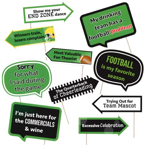 Football Photo Booth Props - Football Party Decorations #TOP4