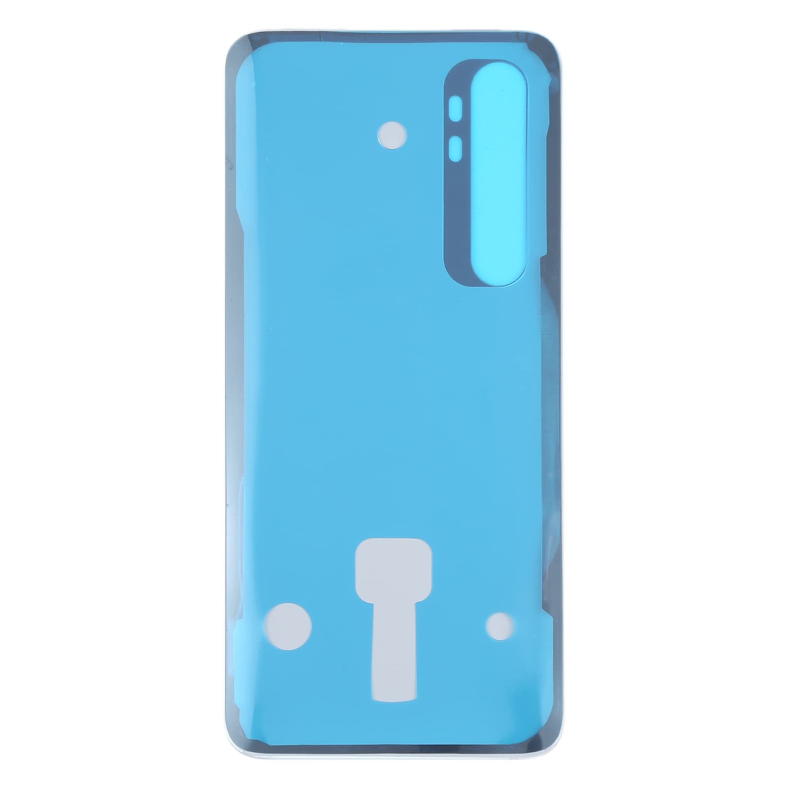 Kit Copri Batteria E Biadesivo Per Xiaomi Mi Note 10 Lite – Vetro Posteriore Di Ricambio Colore Blu