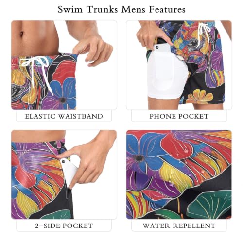 Pantalones cortos de gimnasio y bañador corto para hombre 6