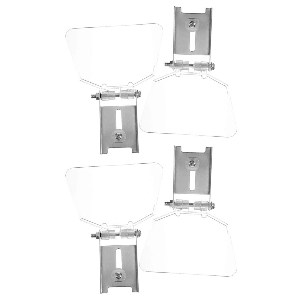 Protector ocular para amoladora de banco en acero inoxidable duradero y escudo ABS de 4 piezas