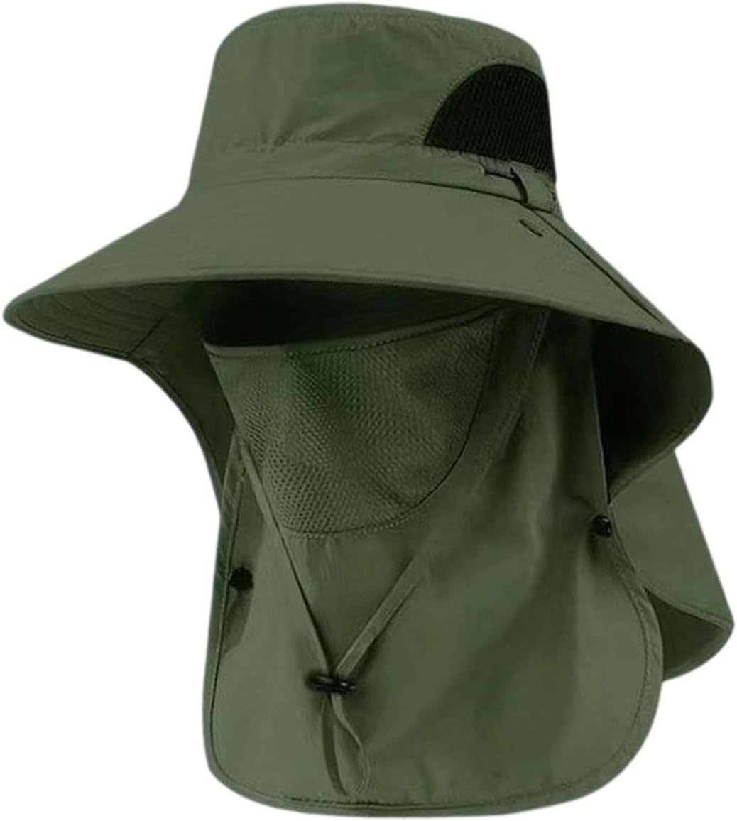 Sun Visors Hat for Men Women Water Outdoor Gears Accessory Sun Hat with Neck Flap and Mesh Ventilation