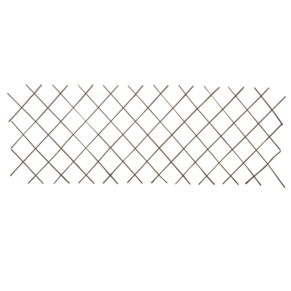 Lot de 5 clôtures en osier - 180 x 90 cm - Extensible - Traité contre les intempéries - Tuteur pour plantes grimpantes - Brise-vue pour jardin et cour