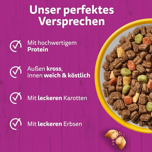 WHISKAS Trockenfutter für ausgewachsene Katzen 7kg mit Huhn