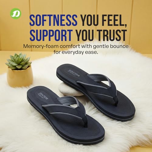 Image of DOCTOR EXTRA SOFT House Slipper for Women's Care Durable | Orthopaedic & Diabetic | Lightweight| Comfortable Footbed |Slippers for Girls & Ladies Daily Use D-05