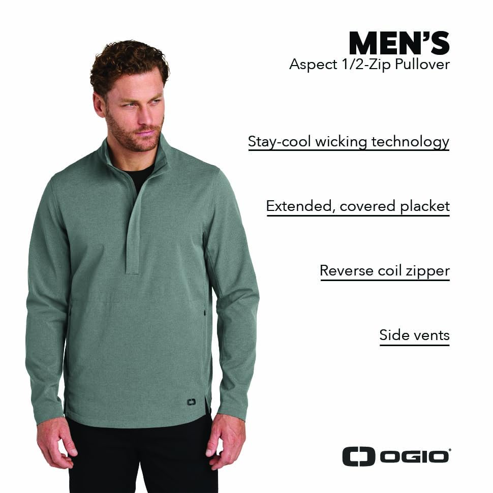 OGIO Unisex Aspect Half Zip Pullover4