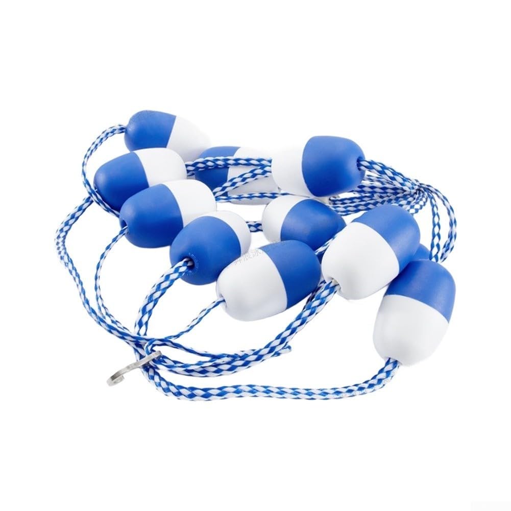 Ligne de marquage pour piscine profonde et peu profonde 5 m Bleu Blanc