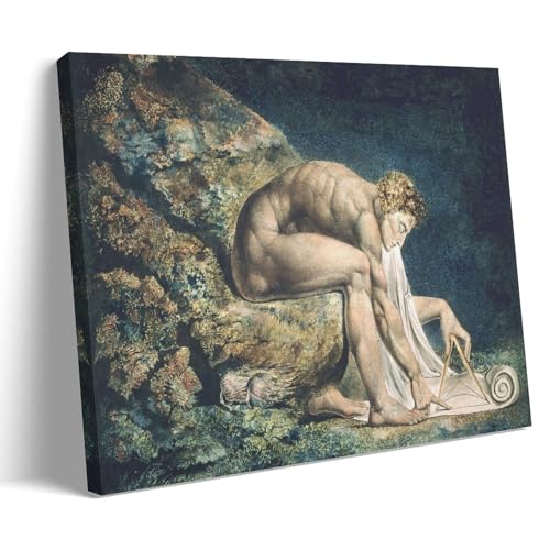 Toile de William Blake Newton décoration murale salon et bureau chic
