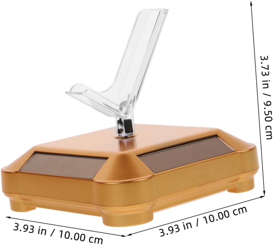 OUNONA Elegant Rotating Turntable Jewelry Display Stand Rotating Display Stand Light Base for