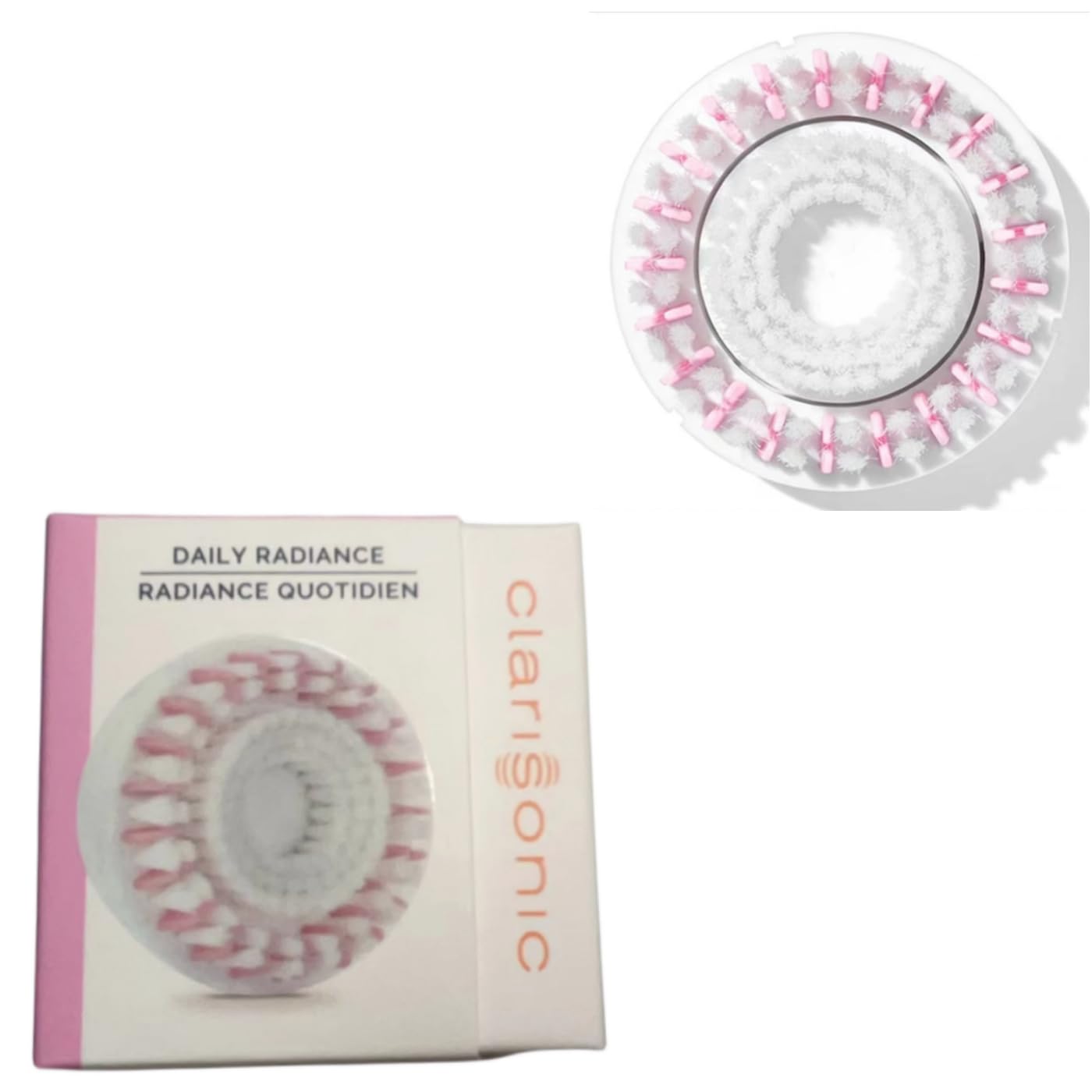 Clarisonic Facial Cleansing Brush Head Replacement, Whitening, Compatible with Mia 1, Mia 2, Mia Fit, Alpha Fit (1count)