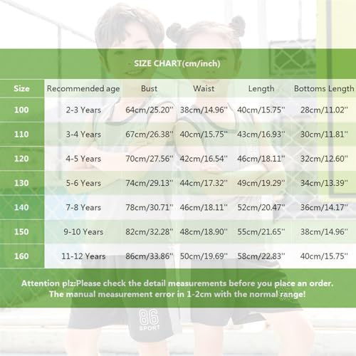 Camiset Baloncesto Niño,Conjunto Baloncesto Niño 2 Piezas, Equipación Baloncesto Niños Sin Mangas, Camisetas de Baloncesto para Niños + Pantalones Cortos, Trajes de Baloncesto 4 a 14 años