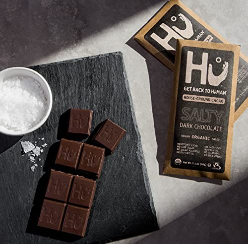 Hu Chocolate Bars | 12 Pack Salty Chocolate | Natural Organic Vegan, Gluten Free, Paleo, Non Gmo, Fair Trade Dark Chocolate | 2.1Oz Each #TOP6