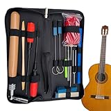 Klavierstimmer-Set – Klavierstimmhammer – Professionelles Klaviereinstell-Set mit Schlüsselbefestigung, 16-teilig, Dämpfer – Werkzeugset zur Einstellung von Klavier, Schlüsselhammer, Zubehör