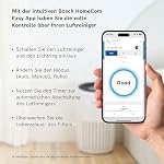 Bosch Air 4000i App-gesteuerter Luftreiniger - Für Räume bis zu 62,5 m² - Entfernt Schadstoffe - Mit 3-in-1 Luftfilter, Smart Sensor, Automatikmodus, Ruhemodus ( – Bild 4